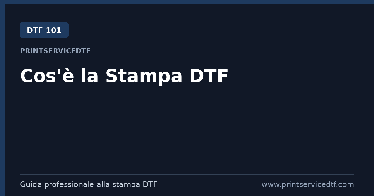 Al momento stai visualizzando Cos’è la Stampa DTF