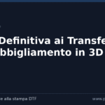 Guida Definitiva ai Transfer Puff: Rivoluziona il tuo Abbigliamento in 3D