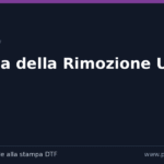 La sfida della rimozione UV DTF