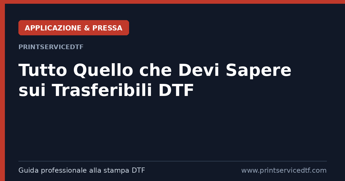Scopri di più sull'articolo Rivoluziona il tuo Abbigliamento: Tutto quello che devi sapere sui Trasferibili DTF