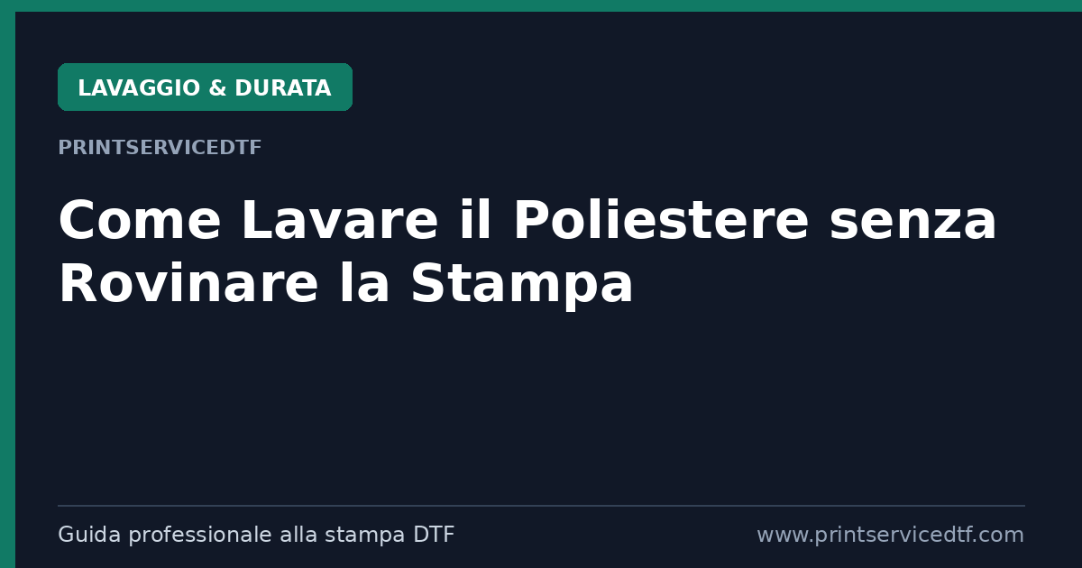 Scopri di più sull'articolo Come Lavare il Poliestere: Guida Completa per Preservare la Qualità dei Capi