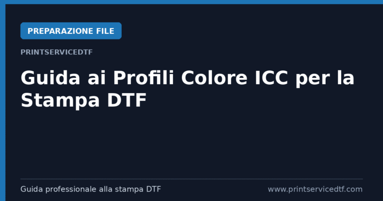 Scopri di più sull'articolo Guida ai Profili Colore ICC: Perché la tua stampa DTF dipende da loro