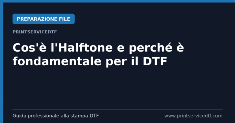 Scopri di più sull'articolo Cos’è l’Halftone e perché è fondamentale per il DTF?