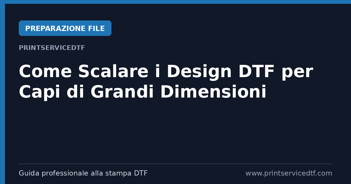 Scopri di più sull'articolo Come Scalare i Design DTF per Capi di Grandi Dimensioni: La Guida Completa