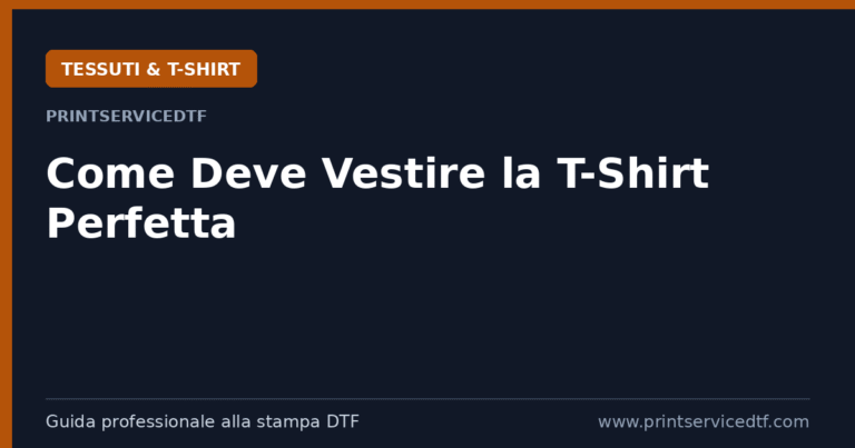 Scopri di più sull'articolo Come Deve Vestire la T-Shirt Perfetta