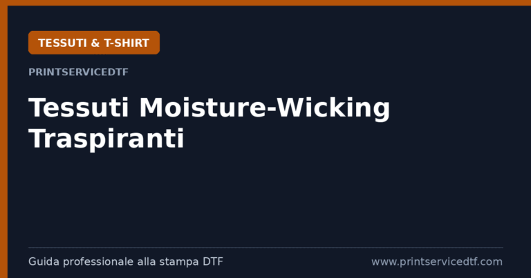 Scopri di più sull'articolo Tessuti Moisture-Wicking – traspiranti